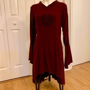 Holy Clothing Runes Long Sleeve Dress